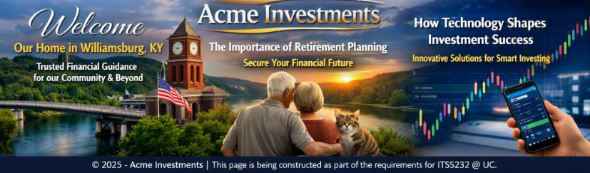 Acme Investment Header